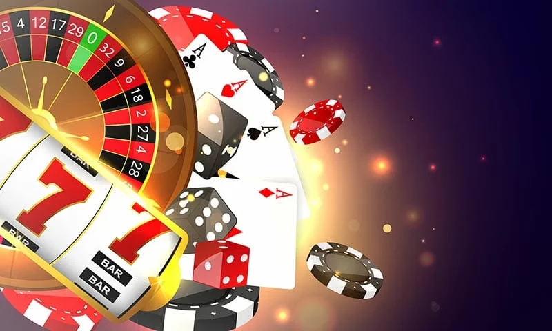 Confident gambler with vivid neon betting symbols and fast digital streams — showing the active atmosphere of D880 in Bangladesh.